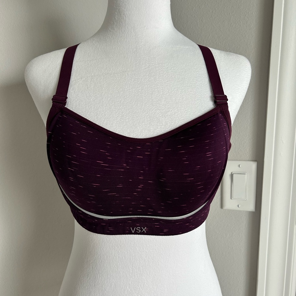 *SOLD* VSX Purple Racerback Sports Bra Moisture-Wicking